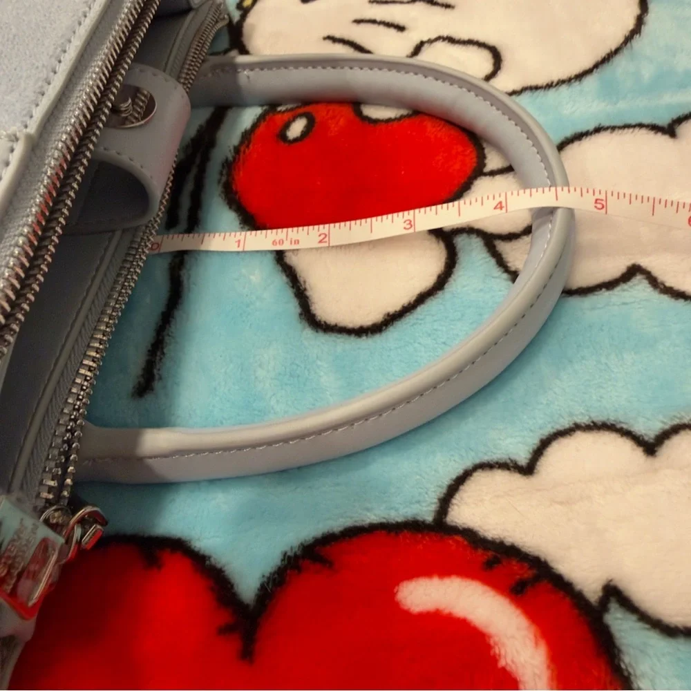 Steve Madden Baby Blue Satchel with Removable Longer Strap
